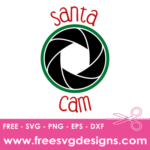 Santa Cam Free SVG Files