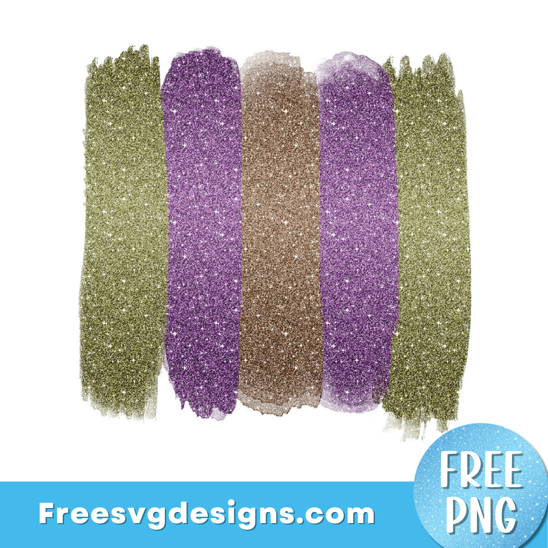 Glitter Brush Strokes Free Transparent PNG Image 2857