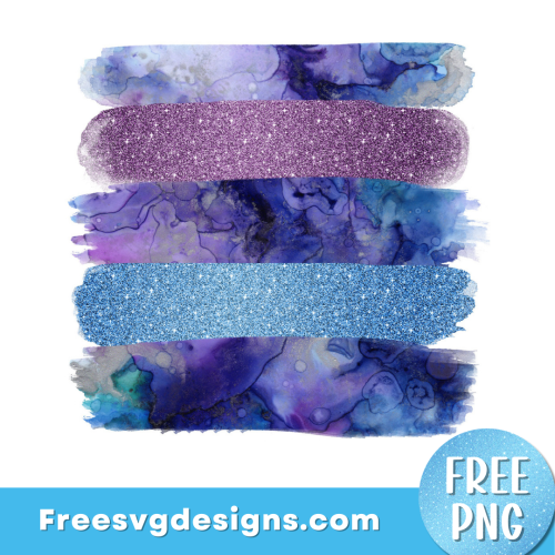 Watercolor Brush Strokes Free Transparent PNG Background