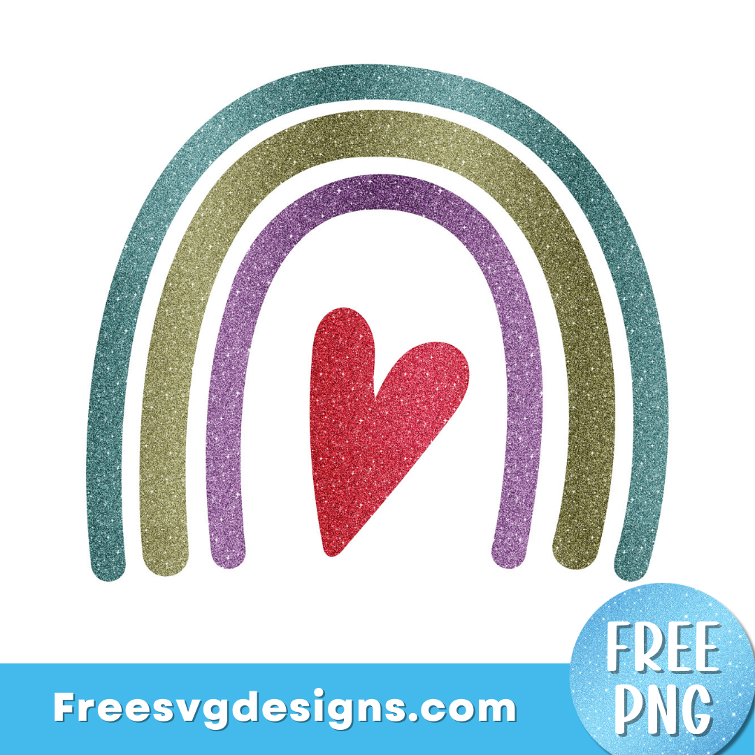 Glitter Rainbow Free Transparent PNG Image 2869