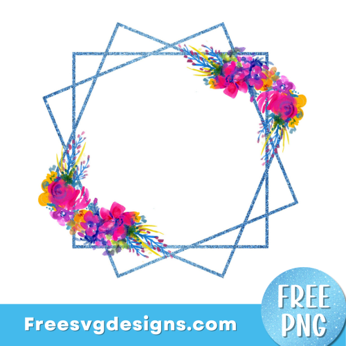 Floral Frame Free Transparent PNG