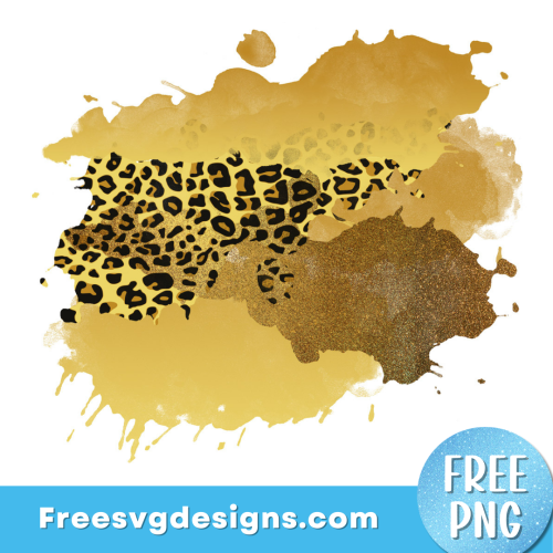Sublimation Background - Leopard print PNG