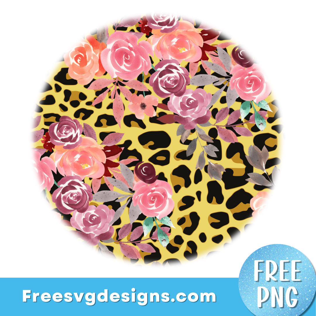 Flower Background PNG Sublimation Design – Free PNG Download 2922