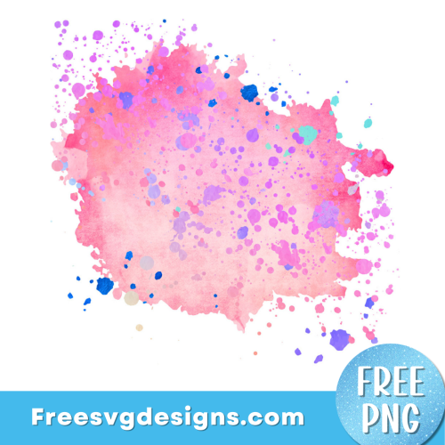 Watercolor Splash Free PNG Download