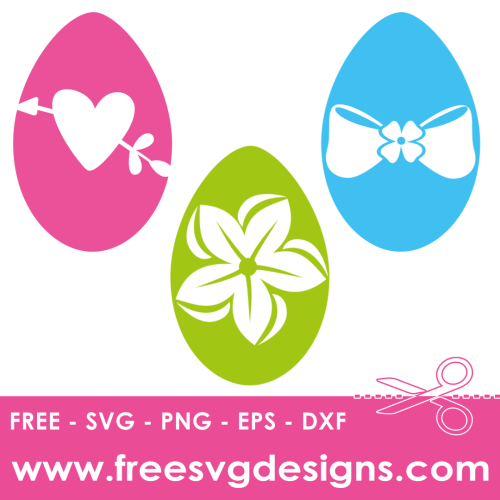 Easter Eggs SVG Free SVG Download