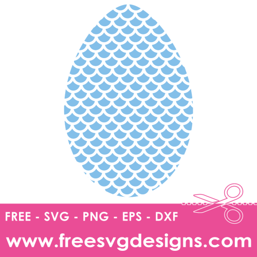 Mermaid Easter Egg SVG Free SVG Download