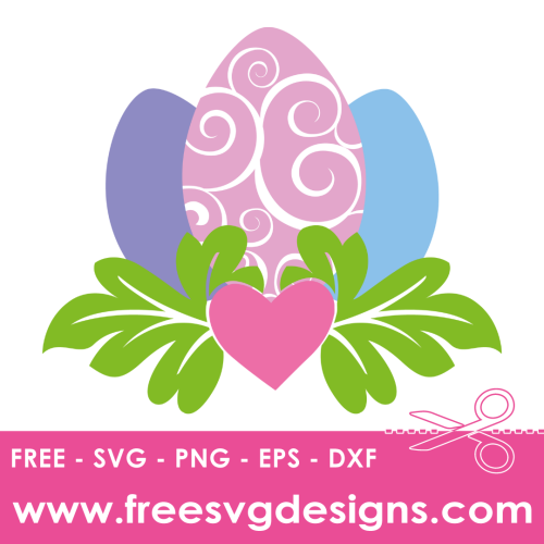 Easter Eggs SVG Free SVG Download