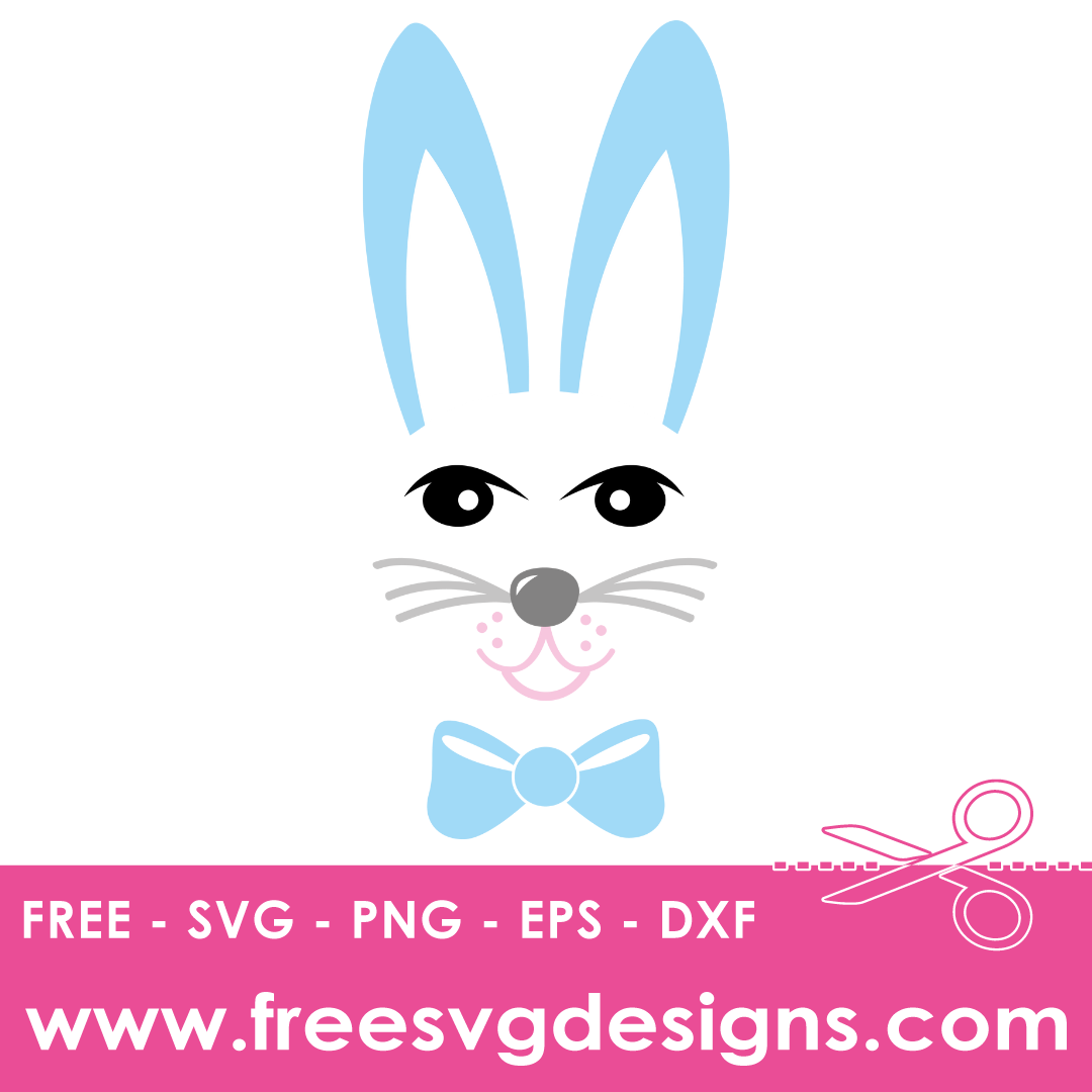 Easter Bunny Face SVG Free SVG Downloads 653