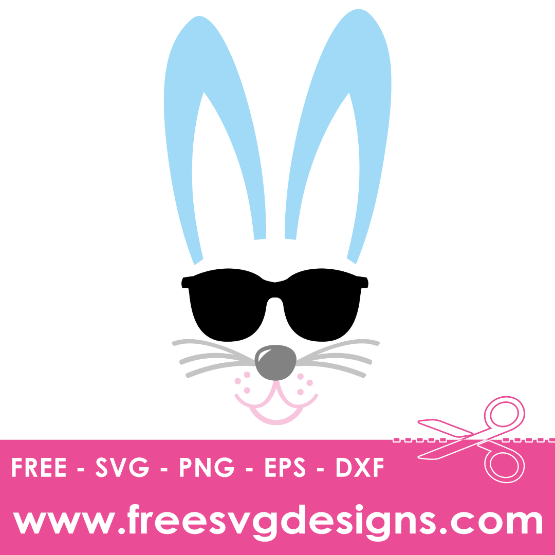 Easter Bunny Face SVG Free SVG Downloads 654
