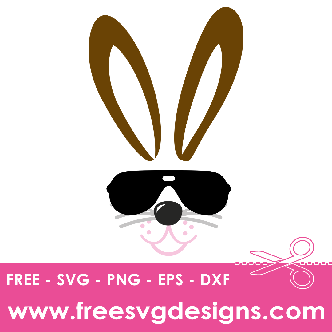Easter Bunny Face SVG Free SVG Downloads 657