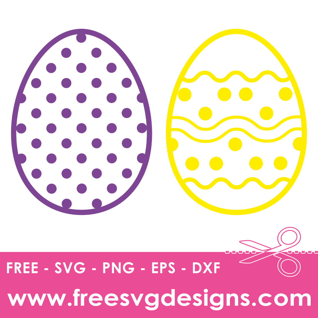 Free SVG Files – Easter Eggs 753