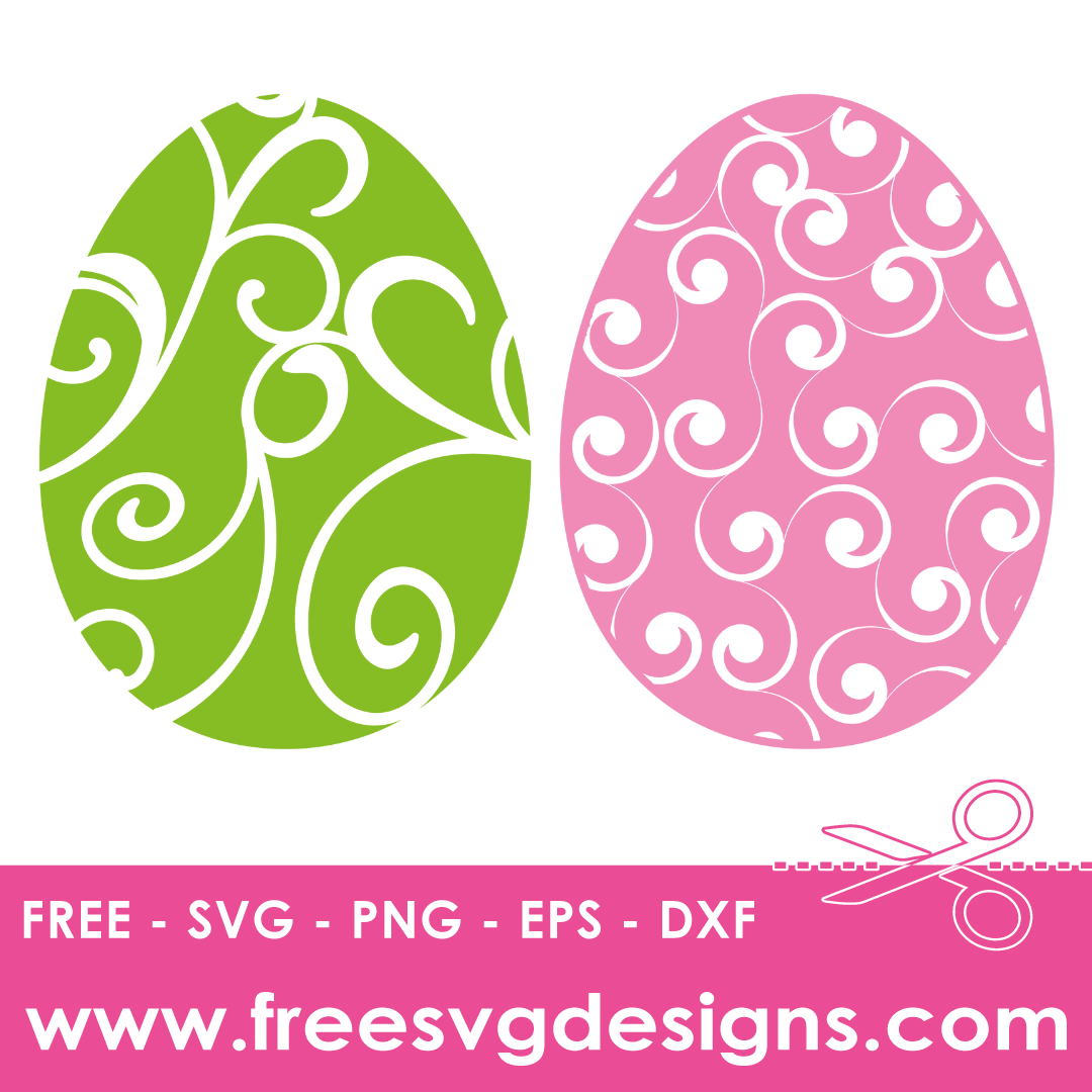 Free SVG Files – Easter Eggs 756