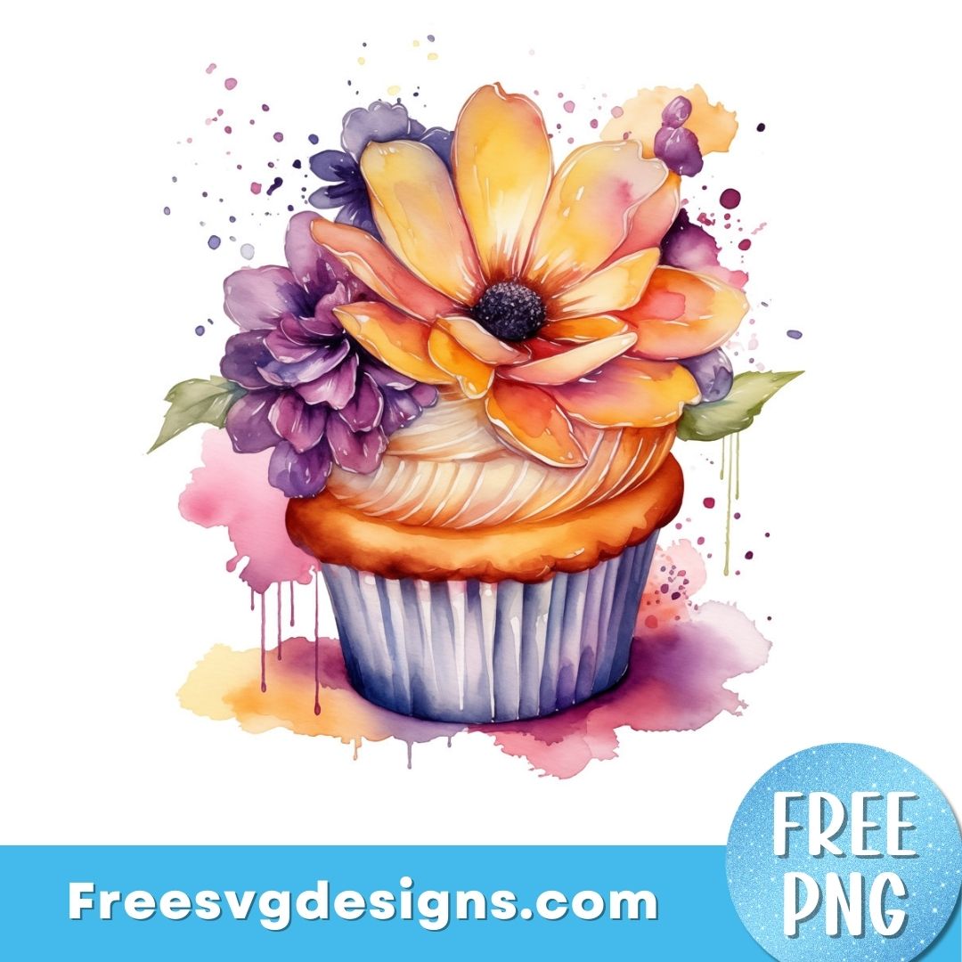 Cupcake png Sublimation Design – Free PNG Download 2990