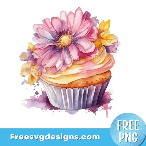 Cupcake PNG sublimation design - Free PNG download