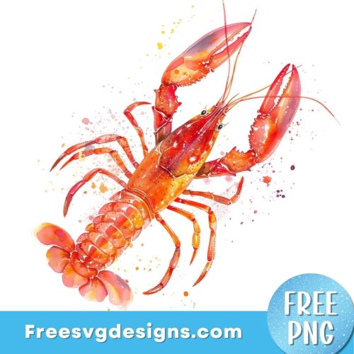 Crawfish PNG Sublimation Design