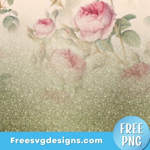 Flower Background PNG Sublimation Design