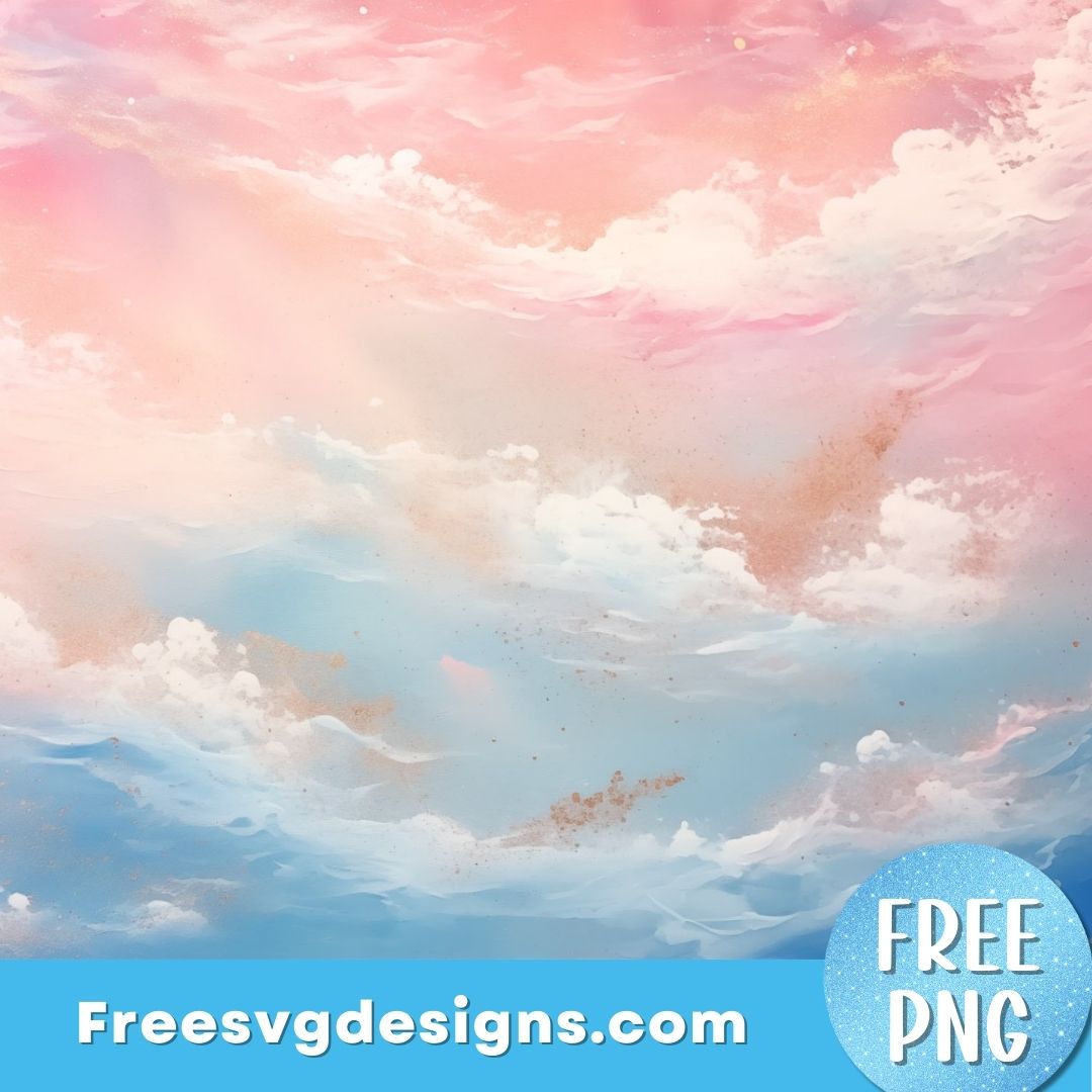 Cloud Background PNG Sublimation Design FREE PNG Download 3029
