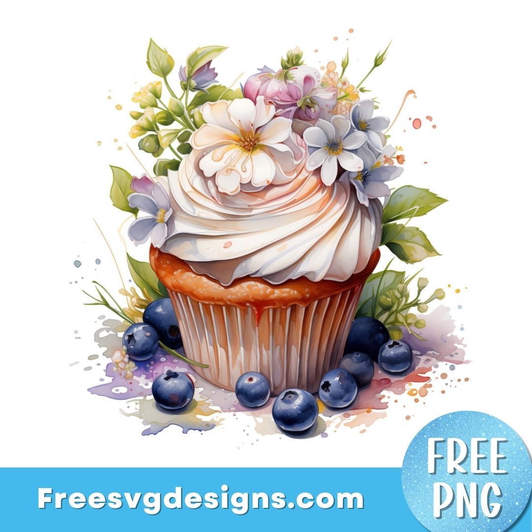 Cupcake png Sublimation Design – Free PNG Download 3045