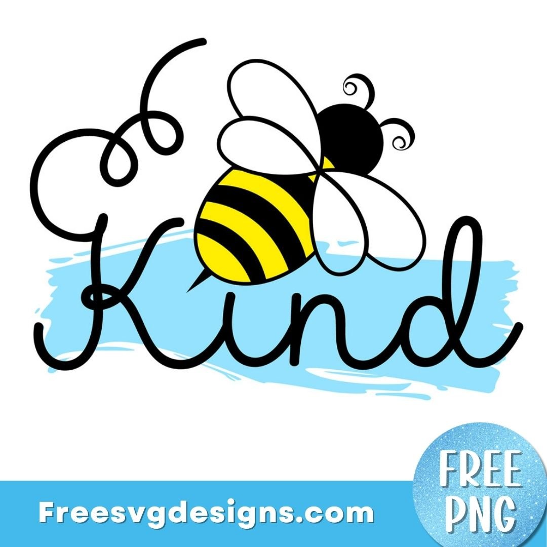 Be Kind PNG Sublimation Design FREE PNG Download 3056