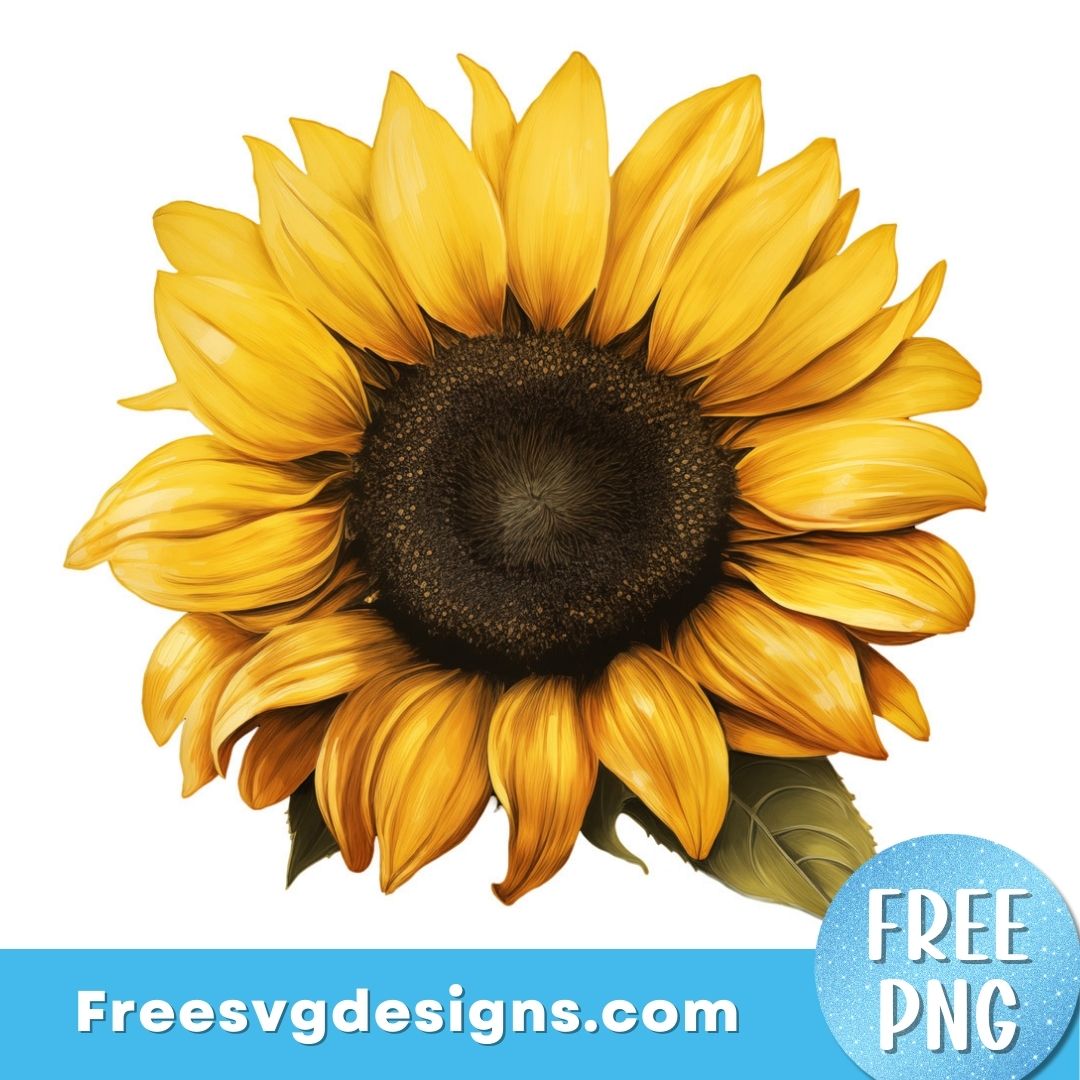 Sunflower PNG Sublimation Design – Free PNG Download 3074