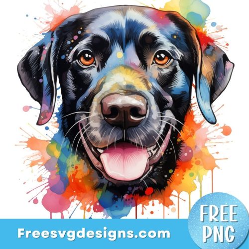 Labrador Dog PNG Sublimation Design