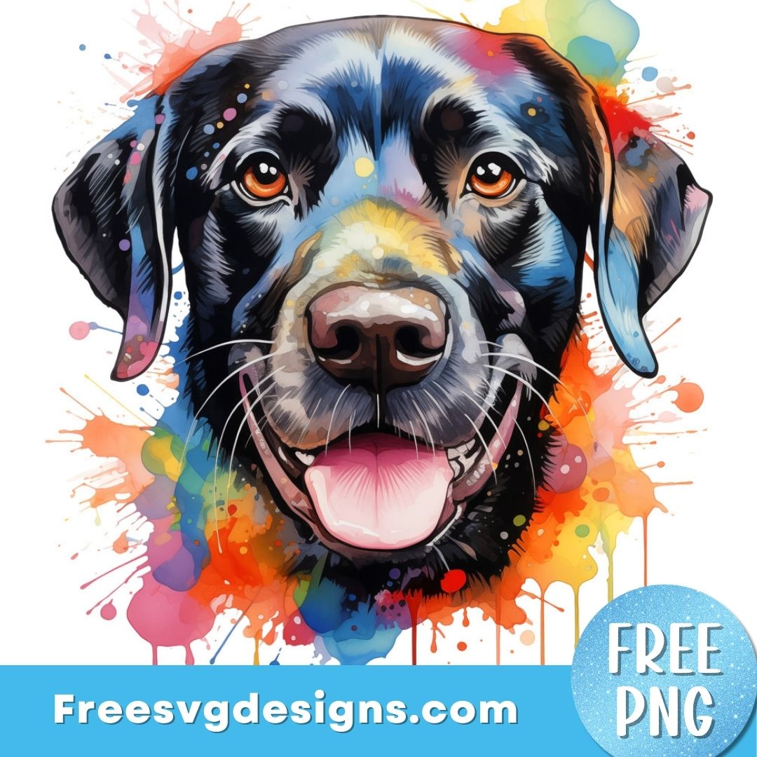 Labrador Dog PNG Sublimation Design – Free PNG Download 3083