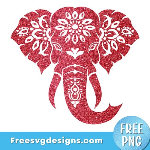 Mandala Elephant PNG sublimation design Free PNG download