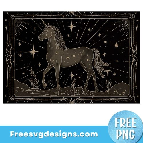 Unicorn PNG sublimation design Free PNG Download
