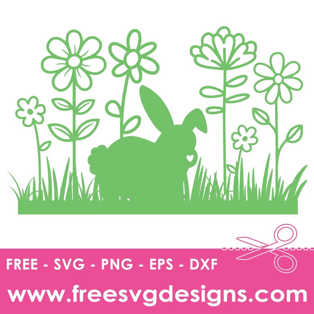 Easter Bunny SVG Free SVG Downloads 3204