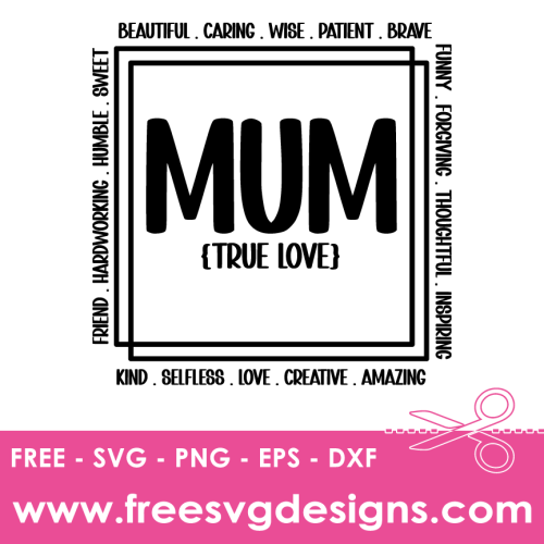 Mum SVG Free SVG Download