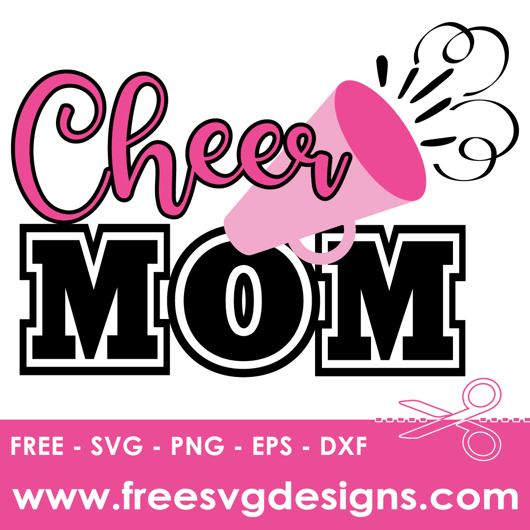 Cheer Mom SVG Free SVG Download 3227