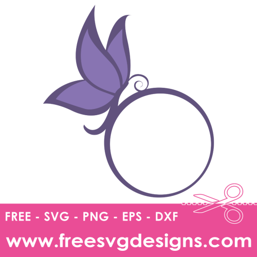 Free Butterfly Monogram SVG - Free SVG Downloads