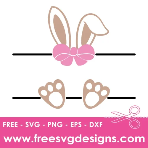 Easter bunny SVG