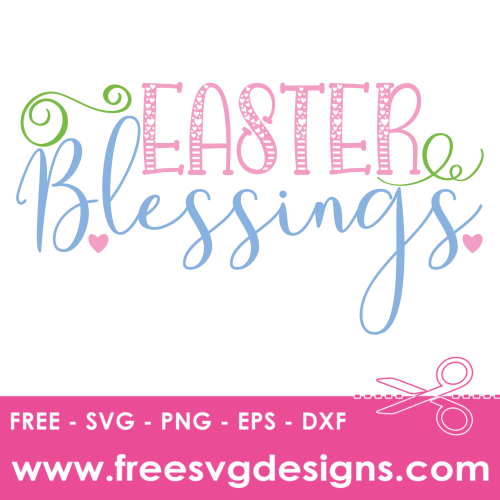 Easter Blessings SVG Free SVG Download