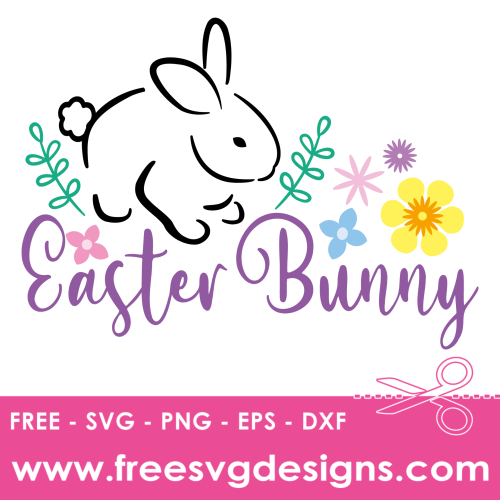 Easter Bunny SVG Free SVG Download
