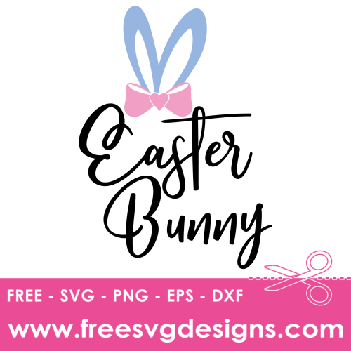 Easter Bunny SVG Free SVG Download