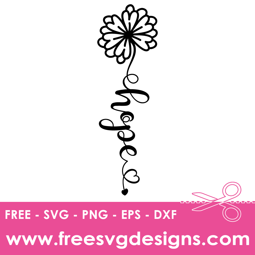 Hope SVG | Free SVG Download | Free SVg File 3278
