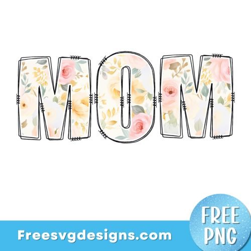 Mom Clipart PNG Sublimation Design | Free PNG Download