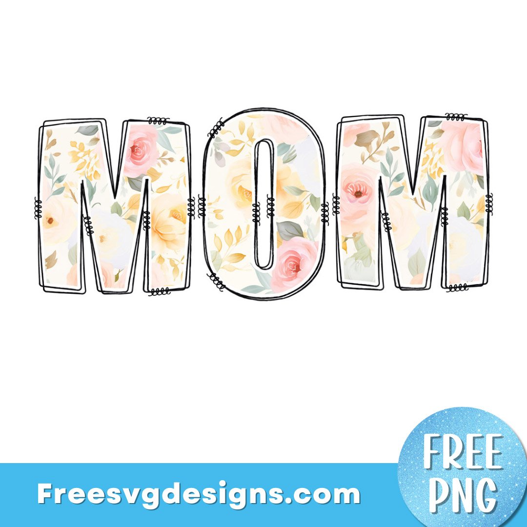 Mom Clipart PNG Sublimation Design | Free PNG Download 3321