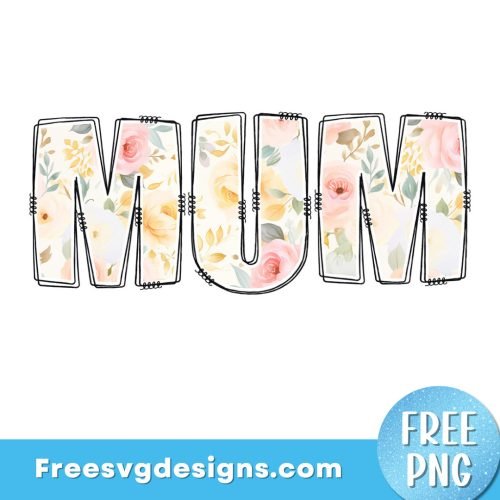 Mum Clipart PNG Sublimation Design | Free PNG Download