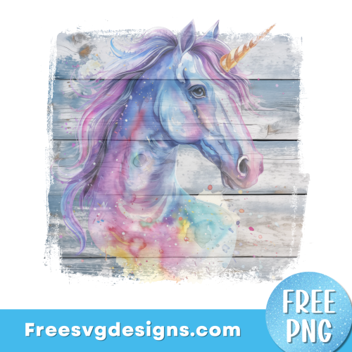 Unicorn PNG Free Sublimation Design FREE PNG Download