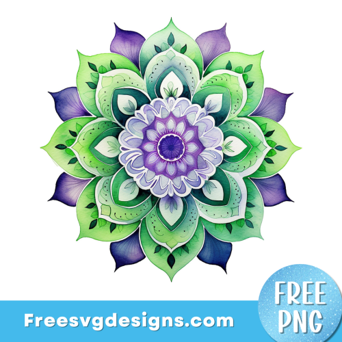 Mandala PNG Free Sublimation Design 