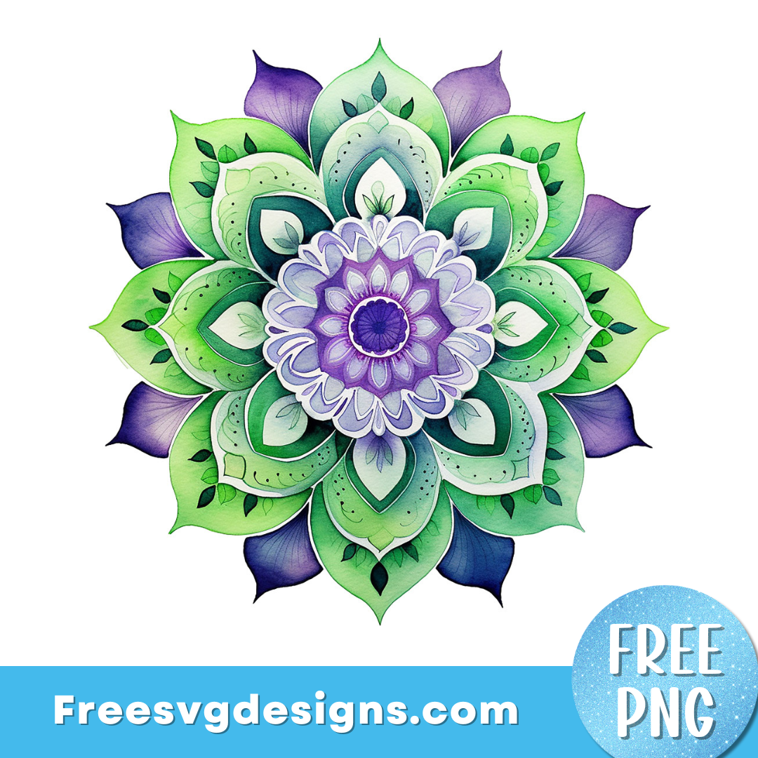 Mandala PNG Sublimation Design FREE PNG Download 3357