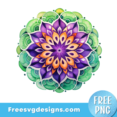 Mandala PNG Free Sublimation Design