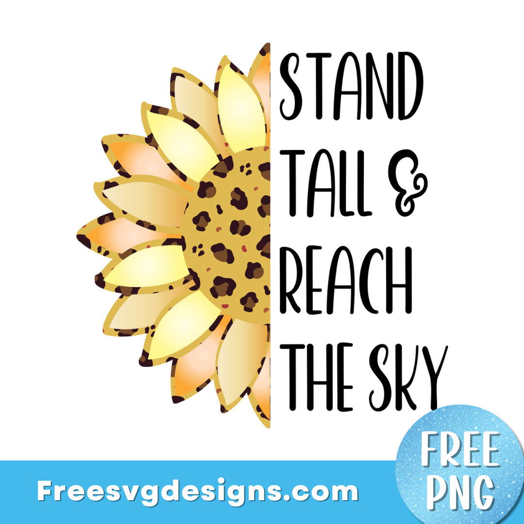 Sunflower PNG Sublimation Design – Free PNG Download 3362
