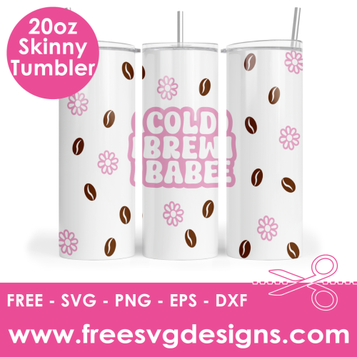 Coffee Tumbler SVG Free SVG Design