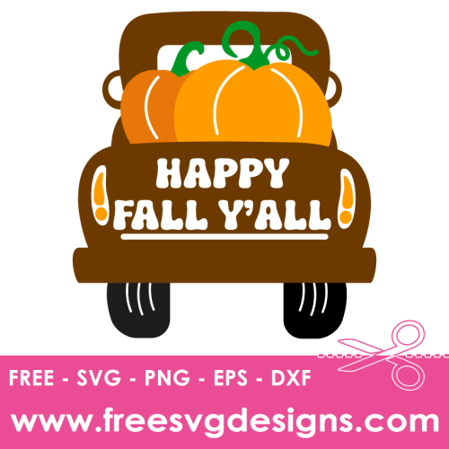 Happy Fall Yall SVG