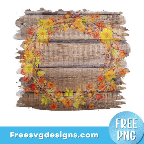 Wood floral Background PNG Sublimation Design FREE PNG Download
