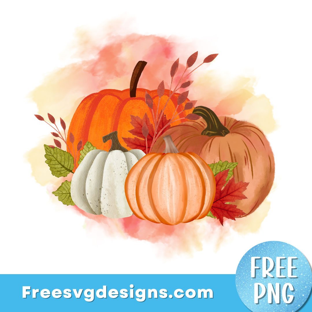 Fall Pumpkins PNG Sublimation Design – Free PNG Download 3392