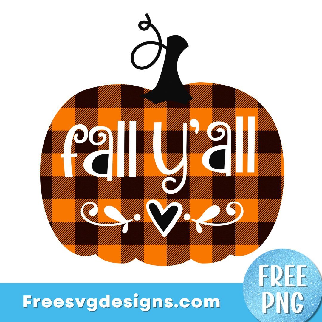 Fall Pumpkin PNG Sublimation Design – Free PNG Download 3395